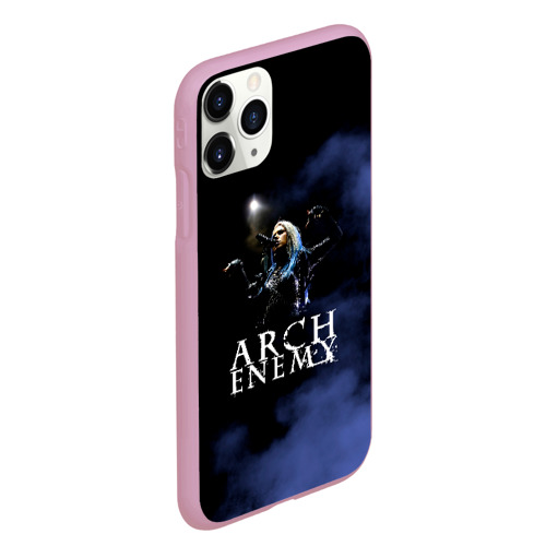 Чехол для iPhone 11 Pro Max матовый Arch Enemy, цвет розовый - фото 3