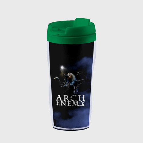 Термокружка-непроливайка Arch Enemy, цвет зеленый
