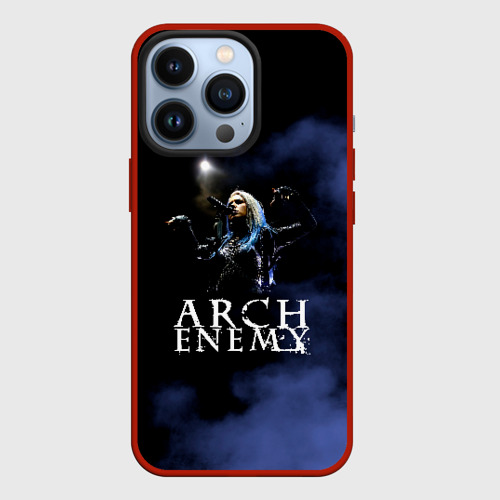 Чехол для iPhone 13 Pro Arch Enemy, цвет красный