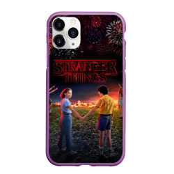 Чехол для iPhone 11 Pro Max матовый Stranger things