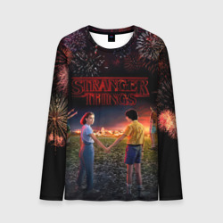 Мужской лонгслив 3D Stranger things