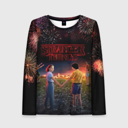 Женский лонгслив 3D Stranger things