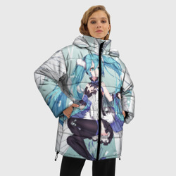 Женская зимняя куртка Oversize Хацуне Мику с крыльями - фото 2