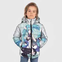 Зимняя куртка для мальчиков 3D Хацуне Мику с крыльями - фото 2