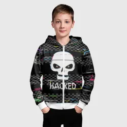 Детская толстовка 3D на молнии Hacked - фото 2