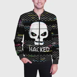 Мужской бомбер 3D Hacked - фото 2