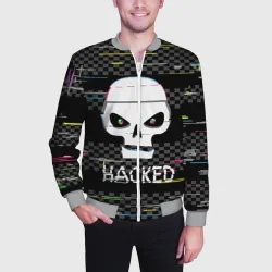 Мужской бомбер 3D Hacked - фото 2