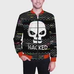 Мужской бомбер 3D Hacked - фото 2