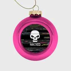 Ёлочный шар стеклянный/пластиковый Hacked