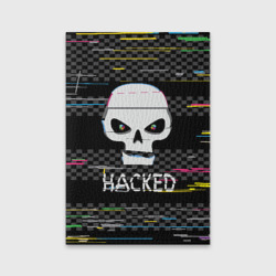 Обложка для паспорта матовая кожа Hacked
