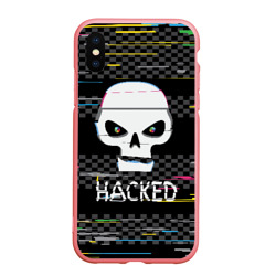 Чехол для iPhone XS Max матовый Hacked