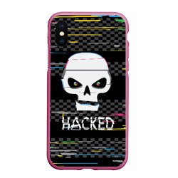 Чехол для iPhone XS Max матовый Hacked