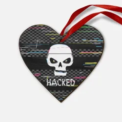 Деревянная игрушка Сердце Hacked