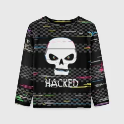 Детский лонгслив 3D Hacked