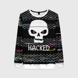 Женский свитшот 3D Hacked