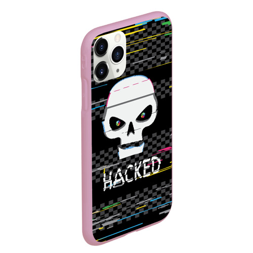 Чехол для iPhone 11 Pro Max матовый Hacked, цвет розовый - фото 3