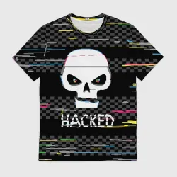 Мужская футболка 3D Hacked