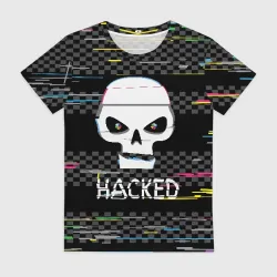 Женская футболка 3D Hacked