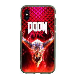 Чехол для iPhone XS Max матовый Doom Enternal