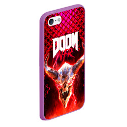 Чехол для iPhone 5/5S матовый Doom Enternal - фото 2