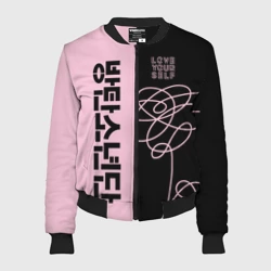 Женский бомбер 3D BTS