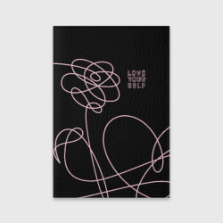 Обложка для паспорта матовая кожа BTS