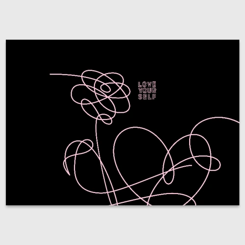 Поздравительная открытка BTS