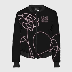 Женский бомбер 3D BTS