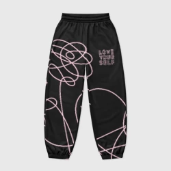 Женские джоггеры оверсайз 3D BTS