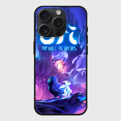 Чехол силиконовый для Apple iPhone 15 Pro матовый Ori - And The Will Of The Wisp
