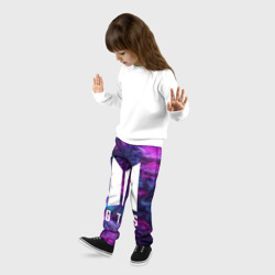 Детские брюки 3D BTS neon - фото 2