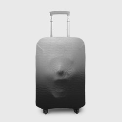 Чехол для чемодана 3D Кричащее лицо вырывается изнутри сквозь ткань из хоррора
