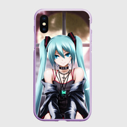 Чехол для iPhone XS Max матовый Мику Хацунэ