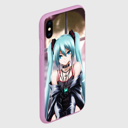 Чехол для iPhone XS Max матовый Мику Хацунэ - фото 2