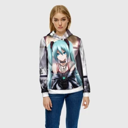 Женская толстовка 3D Мику Хацунэ - фото 2