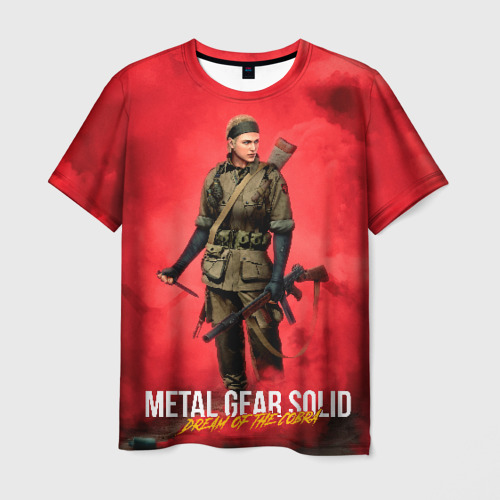 Мужская футболка 3D Metal Gear Solid, цвет 3D печать