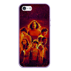 Чехол для iPhone 5/5S матовый Stranger things - 3 сезон