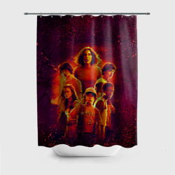 Штора 3D для ванной Stranger things - 3 сезон
