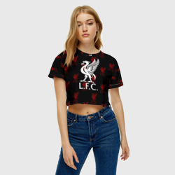 Женская футболка Crop-top 3D Liverpool 5 - фото 2