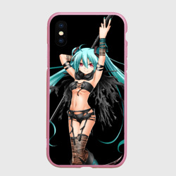 Чехол для iPhone XS Max матовый Мику Хацунэ