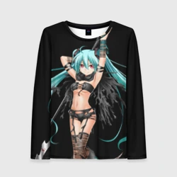 Женский лонгслив 3D Мику Хацунэ