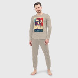 Мужская пижама с лонгсливом хлопок Альбедо постер - фото 2