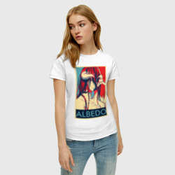 Женская футболка хлопок Альбедо постер - фото 2