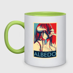 Кружка двухцветная Альбедо постер