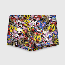 Детские купальные плавки 3D FNAF stickerbombing