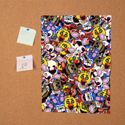 Постер FNAF stickerbombing - фото 2