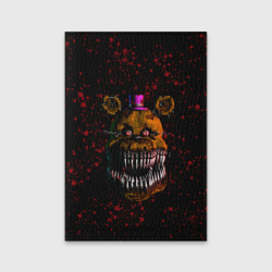 Обложка для паспорта матовая кожа FNAF Nightmare