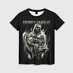 Женская футболка 3D Disturbed