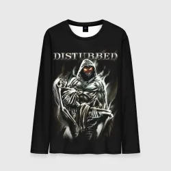 Мужской лонгслив 3D Disturbed