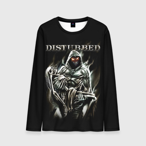 Мужской лонгслив 3D Disturbed, цвет 3D печать